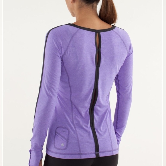 Lululemon womens Long Sleeve Team Spirit Running Shirt - Picture 2 of 4